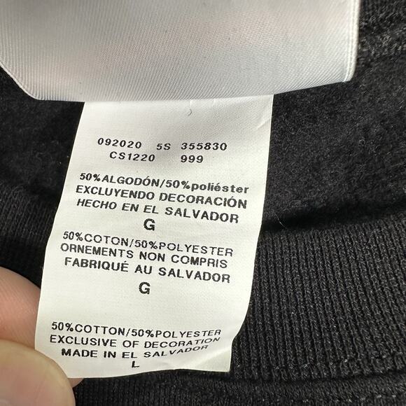 Champion Wake Forest Crewneck Sweatshirt Size Large Black Gold Demon Deacons - Picture 4 of 8